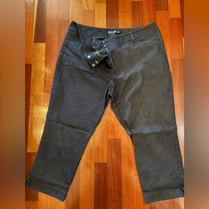 New York & Company Blue “Denim” Crop Pants.
